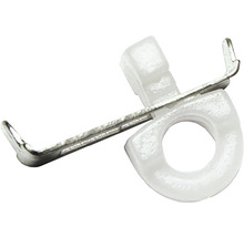 Clip de fixare pentru țevi, din metal și plastic