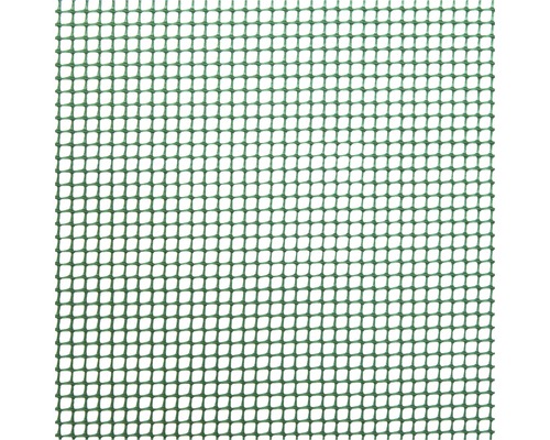 Plasă țesătură plastic pentru garduri, ochiuri pătrate 0,5 cm, marfă la metru 100 cm, verde-0