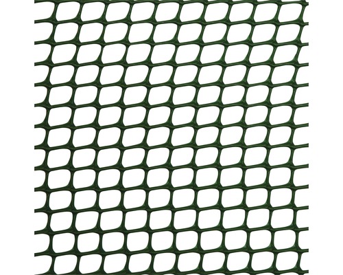 Plasă țesătură plastic pentru garduri, ochiuri pătrate 1 cm, marfă la metru 100 cm, verde
