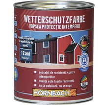 Vopsea de protecţie a lemnului împotriva intemperiilor Wetterschutz neagră 750 ml-thumb-1