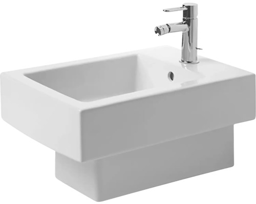 Bideu suspendat DURAVIT Vero, ceramică, 54x37 cm, alb