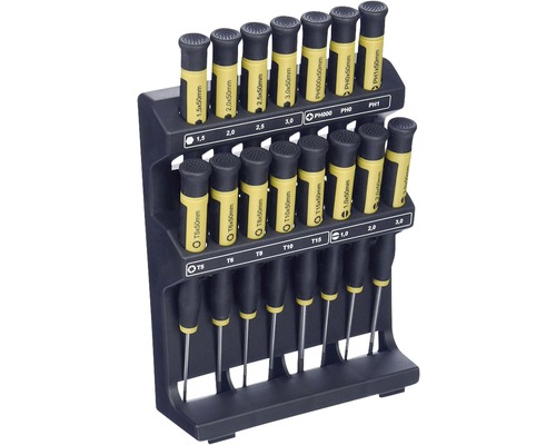 Set șurubelnițe Proxxon Micromot, 15 piese, incl. suport | HORNBACH