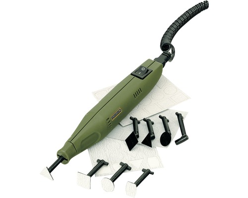 Șlefuitor oscilant Proxxon cu diverse accesorii de șlefuire