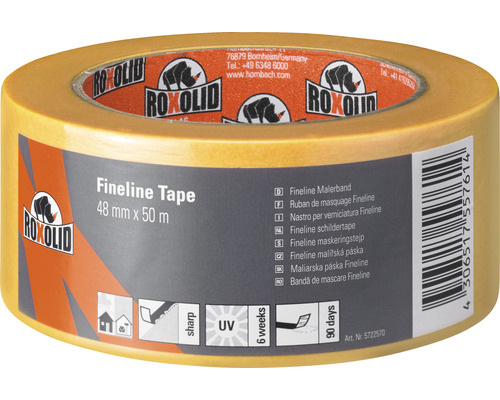 Bandă de mascare Fineline Roxolid aurie 48 mm x 50 m