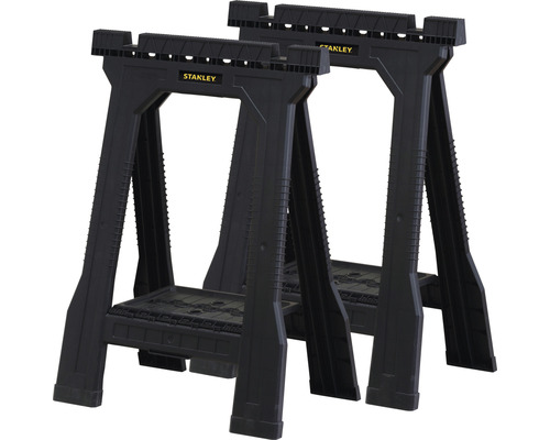 Set 2 capre pliabile Stanley, plastic H 8cm
