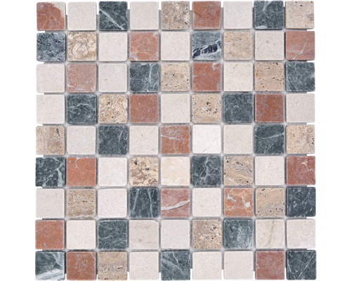 Mozaic marmură MOS 32 bej/maro 30,5x30,5 cm