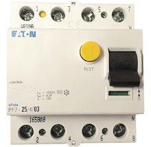 Întreruptor simplu cu protecție diferențială Eaton xPole 4P 25A 30mA
