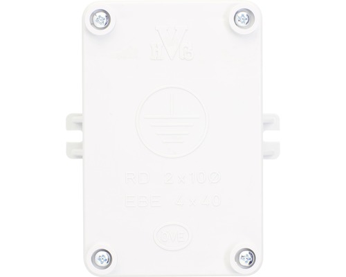 Doză aplicată pentru legături de împământare 117x96 mm, testată ÖVE Doză aplicată pentru legături de împământare 117x96 mm, testată ÖVE