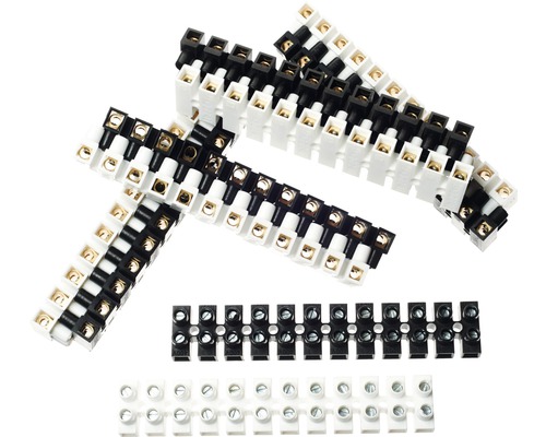 Reglete îmbinare cablu Arnocanali 12x max. 10 mm², pachet 10 bucăți