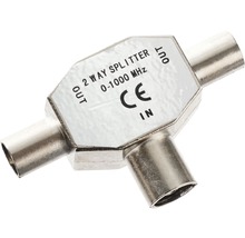 Splitter cu două căi pentru cabluri coaxiale