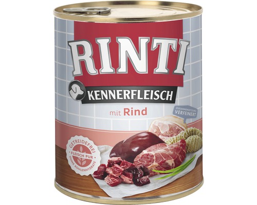 Hrană umedă pentru câini Rinti Carne de vită 800 g