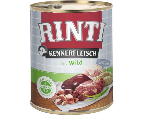Hrană umedă pentru câini Rinti vânat 800 g