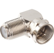 Conector coaxial unghiular pentru racorduri de cablu