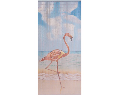 Cortină de mărgele cu motiv flamingo