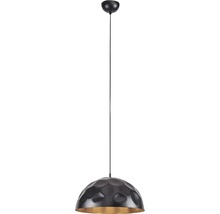 Lampa suspendată cu formă semicirculară și suprafață decorativă