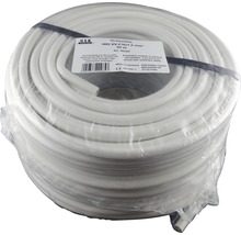 Conductă flexibilă PVC albă H05 VV-F3G1,5 mm² cu o lungime de 50 metri