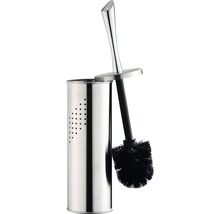 Garnitură perie WC form&style, oțel inoxidabil mat