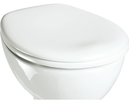 Capac WC ADOB Venezia, închidere simplă, alb 44x37,5 cm