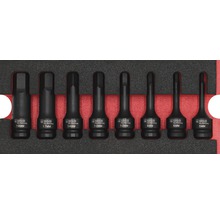 Set chei tubulare WGB cu profil hexagonal interior, dimensiuni de la 5 la 19 milimetri