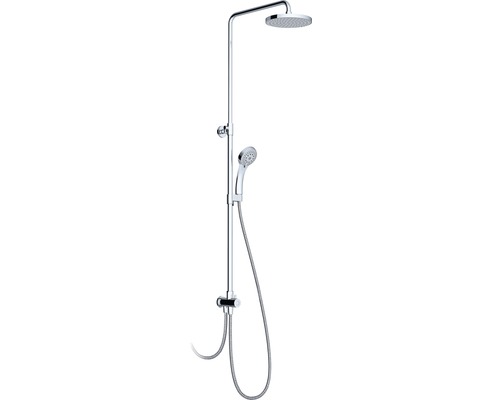 Sistem de duș Ravak DS 090.00, duș fix și pară duș 5 funcții, crom