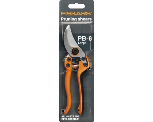 Logo Fiskars. Foarfece de grădinărit PB-8 Large în ambalaj blister.