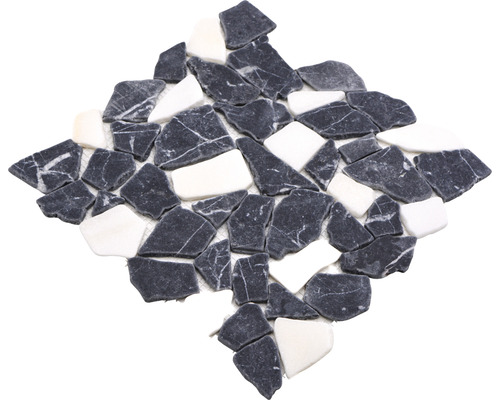 Placă de mozaic din marmură cu aspect spart