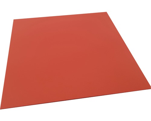 Placă PVC 500x500x3 mm roșie
