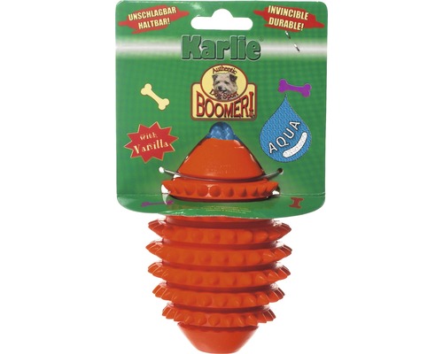 Jucărie pentru câini Karlie Boomer în formă de pară, cu parfum de vanilie