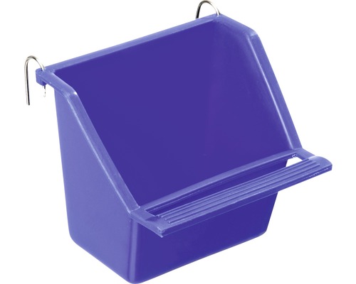 Castron dublu pentru hrană/apă, 130 ml, culori asortate Castron dublu pentru hrană/apă, 130 ml, culori asortate
