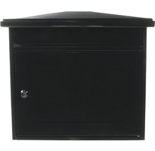 Cutie poștală neagră cu încuietoare