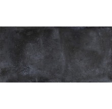 Placă de podea închisă la culoare cu aspect de beton