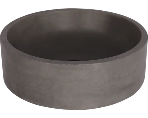 Lavoar rotund Differnz Marba cu montaj pe blat 42 cm beton gri închis Lavoar rotund Differnz Marba cu montaj pe blat 42 cm beton gri închis