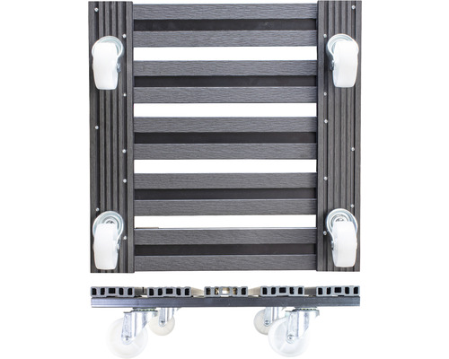 Placă cu rotile cu suprafață din plastic și patru roți