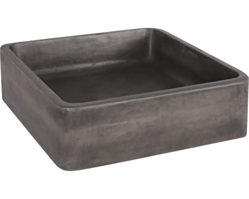 Lavoar pe blat din ciment Differnz Marba 40 x 40 cm antracit Lavoar pe blat din ciment Differnz Marba 40 x 40 cm antracit