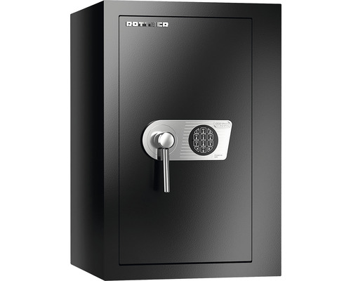 Seif antiefracţie Monaco 65 EL închidere electronică negru 655x435x445mm Seif Döttling cu blocare digitală cu cifru