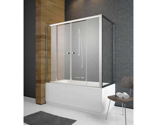 Perete lateral pentru paravan cadă Radaway Vesta S, 80x150 cm, sticlă securizată transparentă, profil crom Perete lateral pentru paravan cadă Radaway Vesta S, 80x150 cm, sticlă securizată transparentă, profil crom