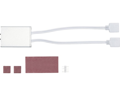 Întrerupător touchless YourLED Sensor max. 60W, pentru montaj sub mobilier Splitter LED cu cabluri de conectare și plăcuțe termice