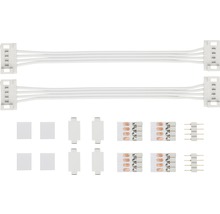 Set conectori bandă LED cu cabluri și conectori
