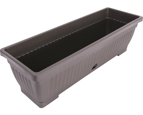 Jardinieră cu suport Verbena 59,9x19,7x15,7 maro | HORNBACH