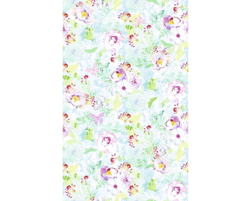 Autocolant Sunland imprimeu floral 45x200 cm Tapetă cu model floral cu trandafiri și fluturi