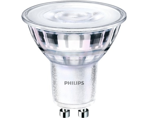 Bec LED spot Philips GU10 3,5W 265 lumeni 230V, lumină caldă