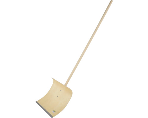 Lopată de zăpadă din lemn cu mâner din lemn
