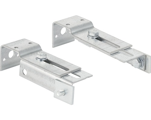 Set pentru fixare rapidă pe perete Geberit Duofix pentru montaj individual Două console de montaj metalice cu șuruburi