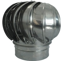 Capac terminal rotativ simplu perete din inox Ø180 mm-thumb-0