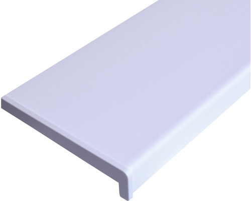 Glaf PVC înfoliat interior alb mat 15x300x2 cm Glaf din plastic