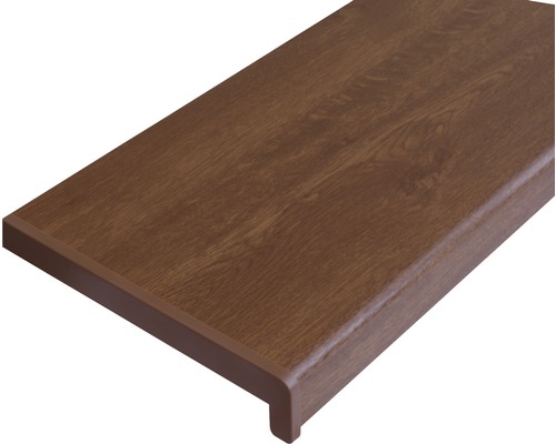 Glaf PVC interior stejar auriu 15x300x2 cm Trepte maro din plastic