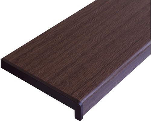 Glaf PVC interior wenge 15x300x2 cm Trepte din lemn, maro