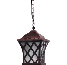 Pendul felinar Jersey E27 max. 1x40W, pentru exterior IP23, maro antic