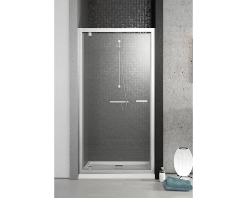 Ușă pendulantă pentru nișă Radaway Twist DWJ 70x190 cm, sticlă securizată transparentă, profil crom