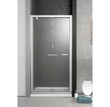 Cabină de duș cu cadă de duș într-o baie modernă